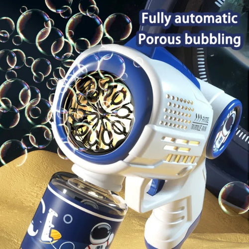  Electric Space Multi Hole Bubble Machine With Lights cashymart