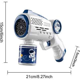  Electric Space Multi Hole Bubble Machine With Lights cashymart
