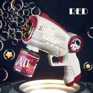  Electric Space Multi Hole Bubble Machine With Lights cashymart