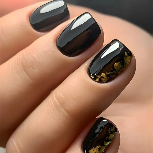  Elegant Rose-Embellished Black Ballerina Nails cashymart