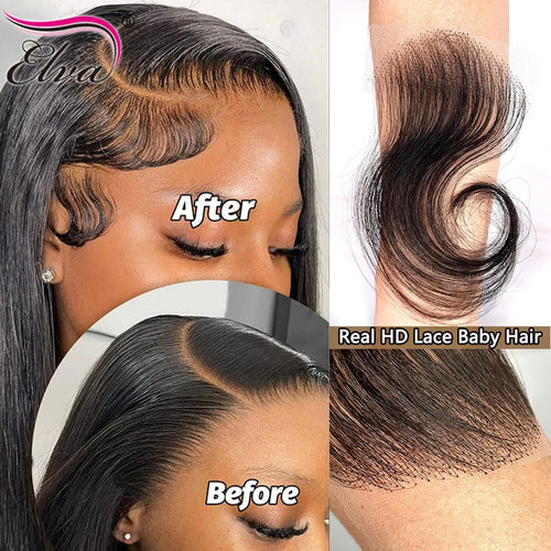  Elva HD Lace Baby Hair Stripes cashymart