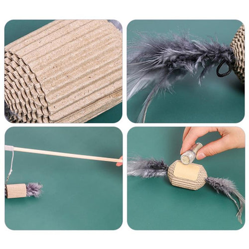  Entertaining Seven-Piece Cat Toy Set cashymart