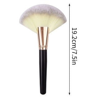 Extra Large Three Color Hair Fan Brush cashymart