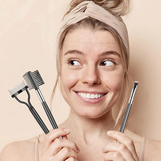  Eyebrow Brush Set With Lash Separator Tools cashymart