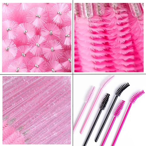  Eyebrow Eyelash Brushes Spoolies Applicator 50-500 pcs cashymart