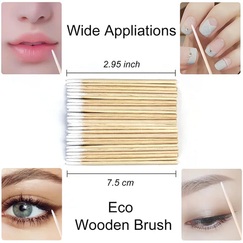  Eyebrow Eyelash Brushes Spoolies Applicator 50-500 pcs cashymart