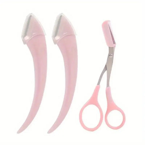  Eyebrow Trimmer Set With Razor And Scissors cashymart