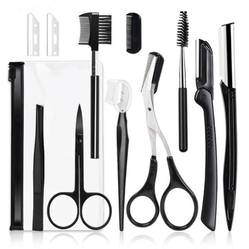  Eyebrow Trimmer Set with Scissors and Tweezers cashymart