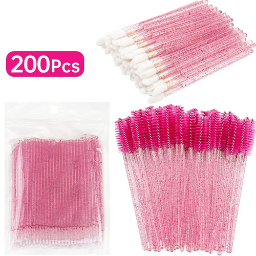  Eyelash Extension Makeup Brush Set 200 Pcs cashymart