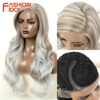  FASHION IDOL 26 Inch Ombre Brown Wave Wig cashymart