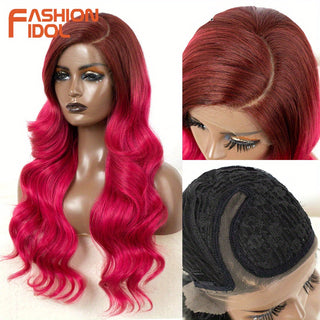  FASHION IDOL 26 Inch Ombre Brown Wave Wig cashymart