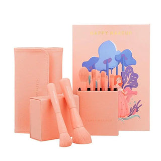  FEIYAN 9pcs Pink Makeup Brushes Set cashymart