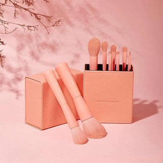  FEIYAN 9pcs Pink Makeup Brushes Set cashymart