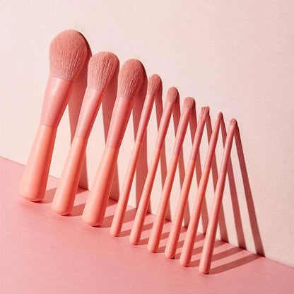  FEIYAN 9pcs Pink Makeup Brushes Set cashymart