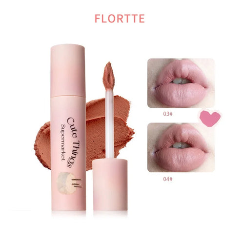  FLORTTE Meria Cream Daily Lip Base Mud Glaze Cover cashymart