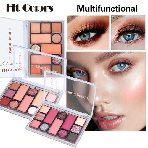 Face Makeup Powder Palette 12 Colors Matte Pearl cashymart