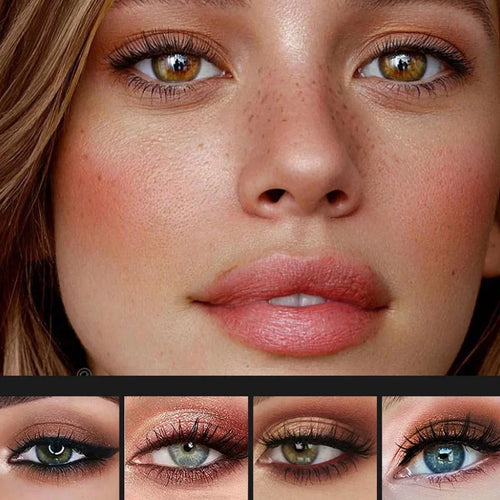  Face Makeup Powder Palette 12 Colors Matte Pearl cashymart