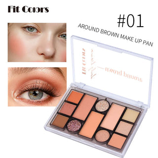 Elevate your beauty routine with the Face Makeup Powder Palette 12 Colors Matte Pearl from Cashymart.
