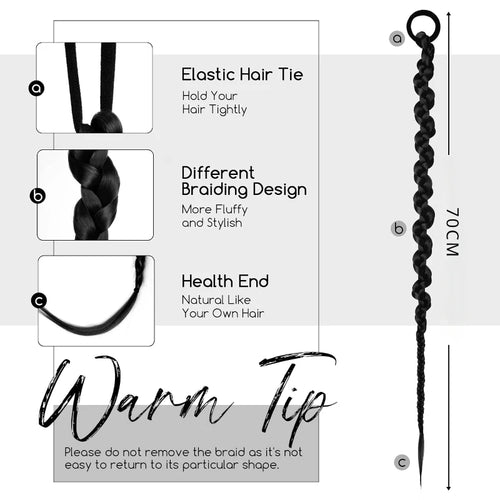  Fashion Braided Ponytail Hair Extensions cashymart