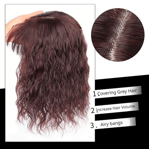  Fashion Curly Topper Clip in Hairpiece for Women cashymart