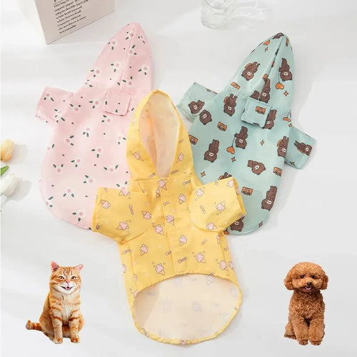  Fashionable Waterproof Dog Raincoat for Summer cashymart