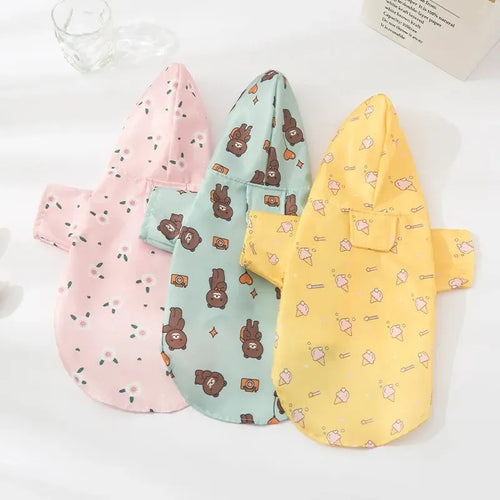  Fashionable Waterproof Dog Raincoat for Summer cashymart