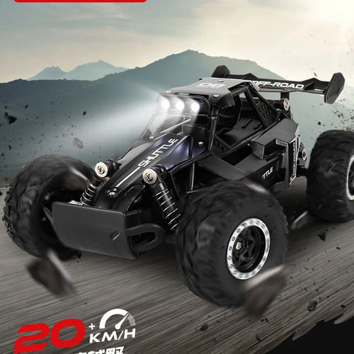  Fast & Fun 1:16 LED Remote Control Off-Road Car for Kids cashymart