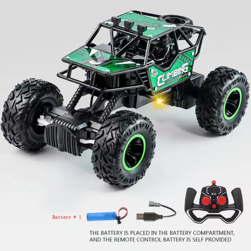  Fast & Fun 1:16 LED Remote Control Off-Road Car for Kids cashymart