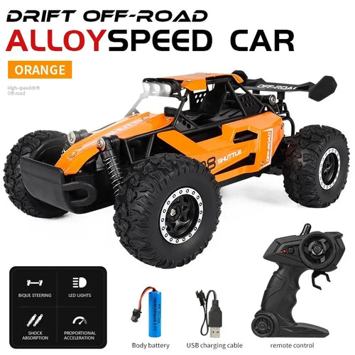  Fast & Fun 1:16 LED Remote Control Off-Road Car for Kids cashymart
