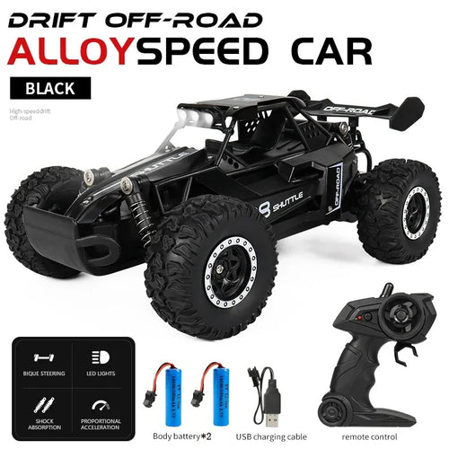  Fast & Fun 1:16 LED Remote Control Off-Road Car for Kids cashymart