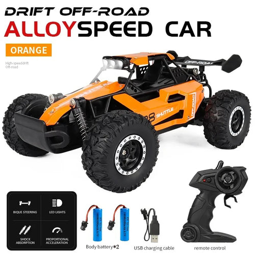  Fast & Fun 1:16 LED Remote Control Off-Road Car for Kids cashymart