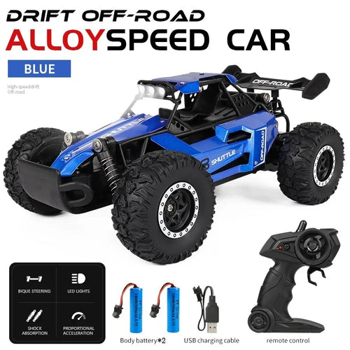  Fast & Fun 1:16 LED Remote Control Off-Road Car for Kids cashymart