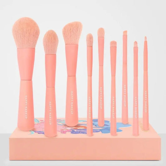 Feiyan 9pcs pink brushes cashymart