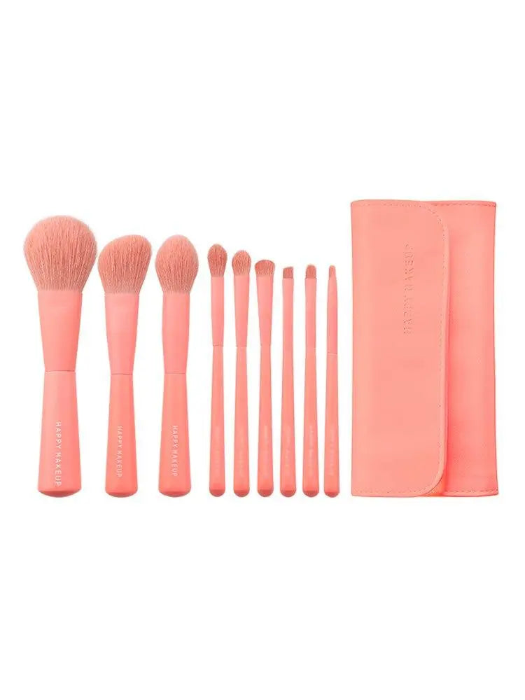 Feiyan 9pcs pink brushes cashymart