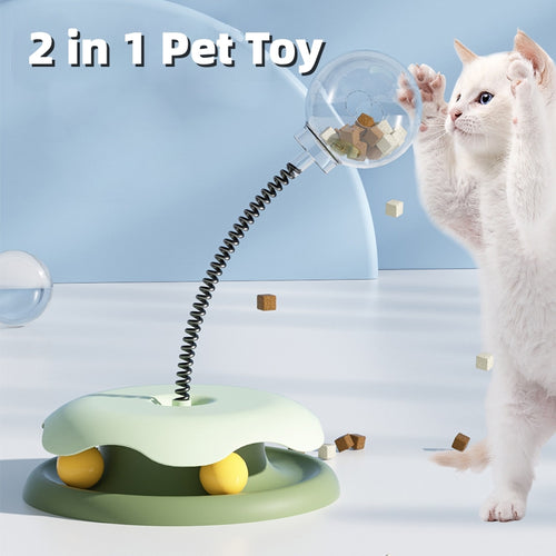  Feline Frenzy Interactive Treat Dispenser Ball cashymart