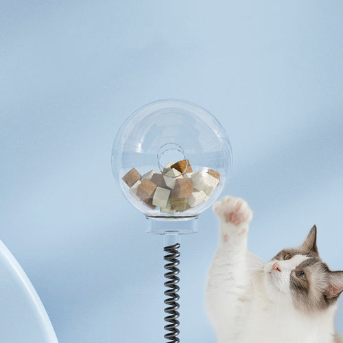  Feline Frenzy Interactive Treat Dispenser Ball cashymart