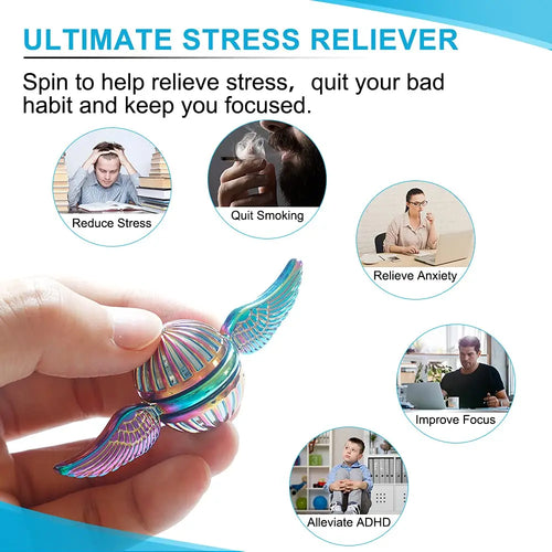  Fidget Hand Spinner Metal Toy for Stress Relief cashymart