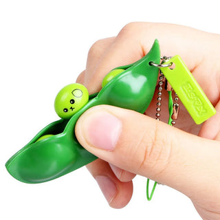  Fidget Toy Edamame Squeeze Keychain cashymart