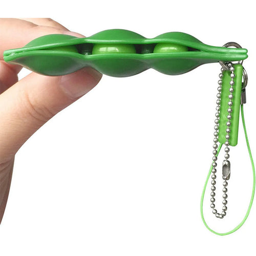 Fidget Toy Edamame Squeeze Keychain cashymart