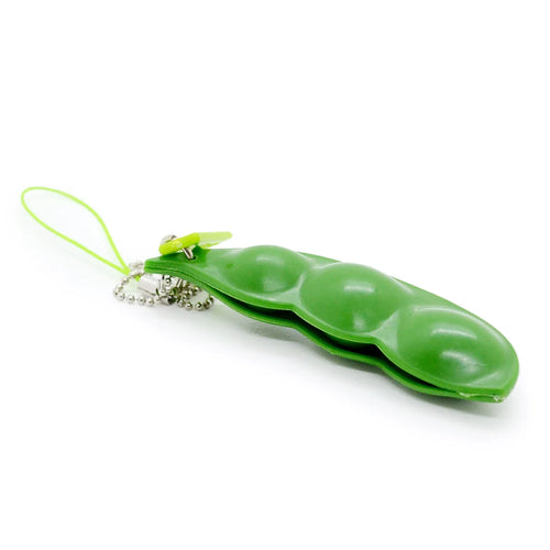  Fidget Toy Edamame Squeeze Keychain cashymart