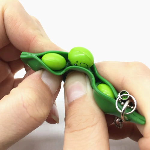  Fidget Toys Pack Edamame Stress Relief Keychain cashymart
