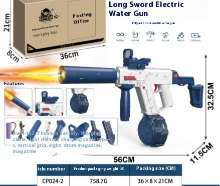  Fire-Breathing M416 Water Gun Large Capacity cashymart