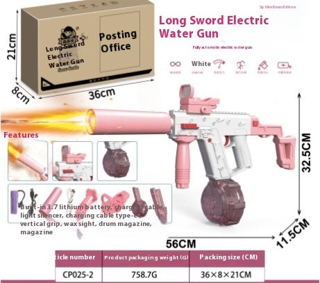  Fire-Breathing M416 Water Gun Large Capacity cashymart