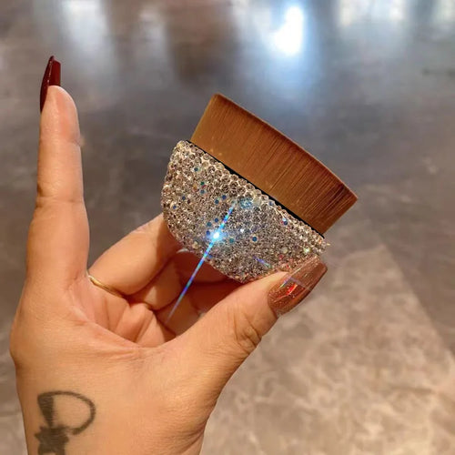 Flawless Foundation Brush Set with Diamond Design cashymart