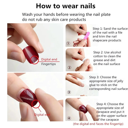  Floral Nail Art Press-Ons cashymart