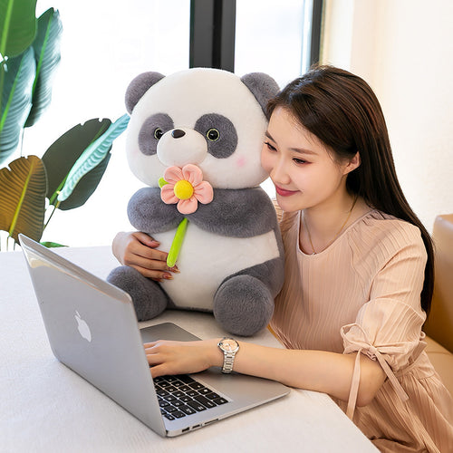  Flower Panda Plush Toy Collection cashymart