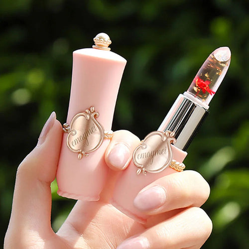  Flower Transparent Lipstick Moisturizer Crystal Jelly cashymart