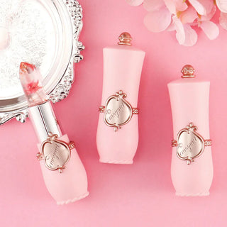  Flower Transparent Lipstick Moisturizer Crystal Jelly cashymart