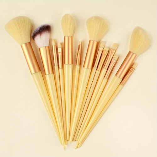  Fluffy Elegance Makeup Brush Set cashymart
