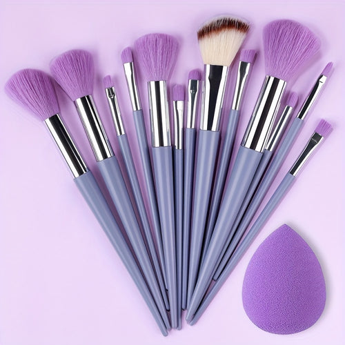  Fluffy Elegance Makeup Brush Set cashymart